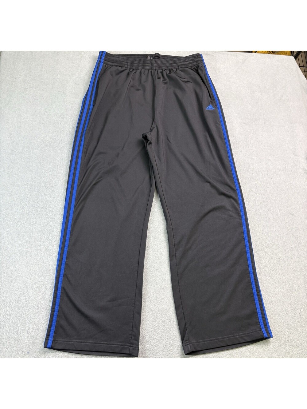 Vintage Y2K Adidas 3 Stripe Track Pants Size XL Black